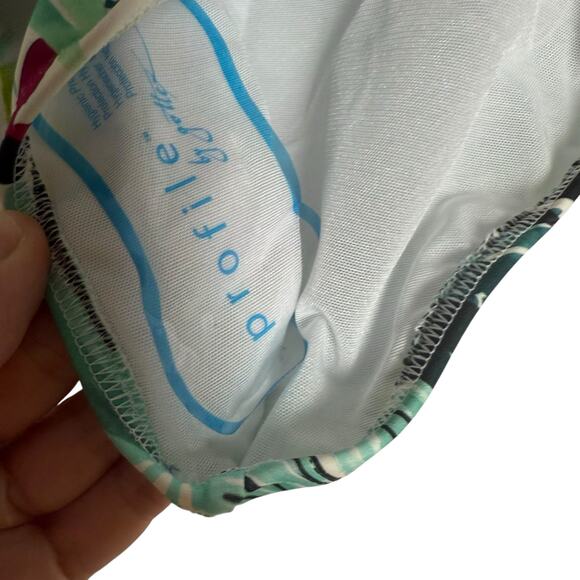 Profile by Gottex Beautiful Day High Waist Skirted Floral Print Bikini Bottoms 6 - Picture 4 of 7